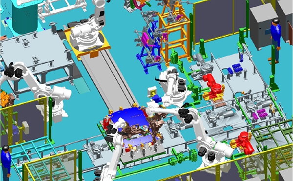 生产线仿真 离线输出